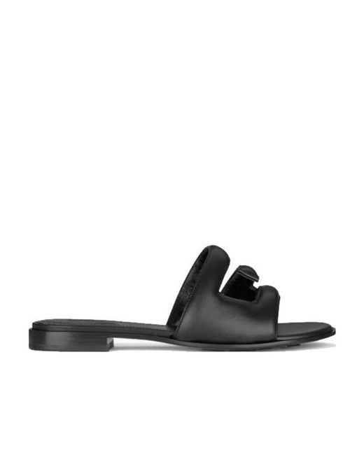 Givenchy Black Padded G Sandals