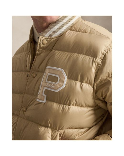 Polo Ralph Lauren Natural Cropped Down Jacket for men