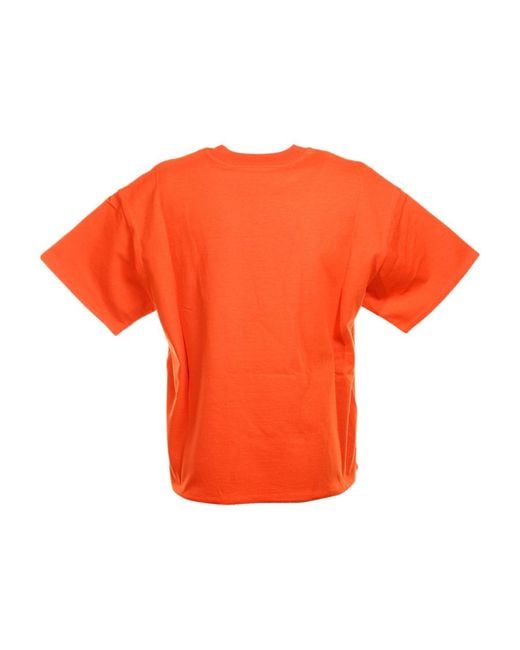 Bottega Veneta Orange Crewneck T-Shirt
