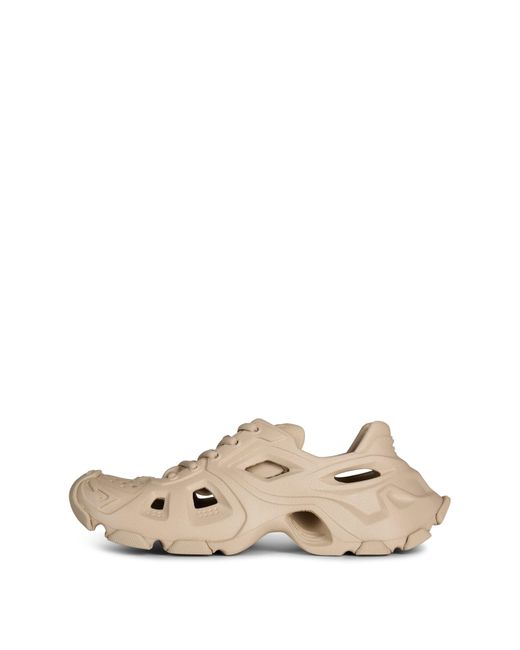 Balenciaga Natural Solid Color Low Top Sneakers