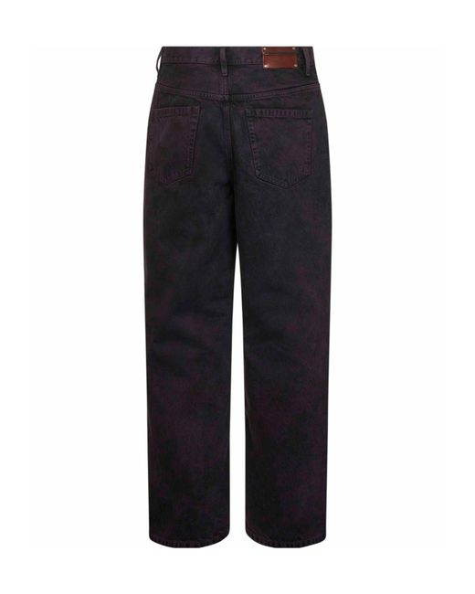 Dries Van Noten Black Belt Loop Jeans for men
