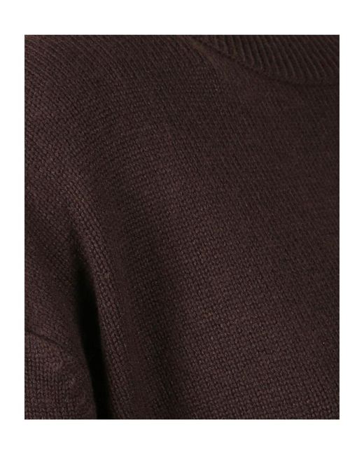 Frankie Shop Brown Long-Sleeved Sweater