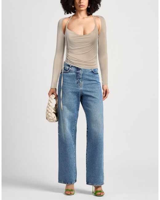 Jacquemus White Plain Colour Top
