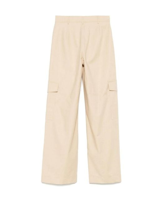 GIMAGUAS Natural Casual Pants With Belt Loops