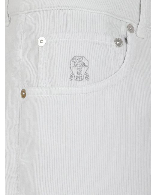 Brunello Cucinelli Gray Jeans Cotton for men