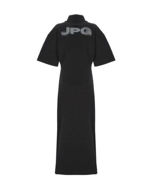 Jean Paul Gaultier Black The Jpg Jersey Dress