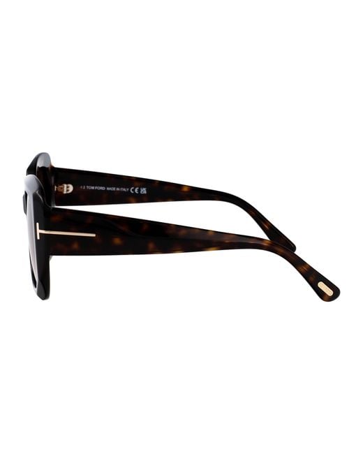 Tom Ford Brown Full Frame Sunglasses for men
