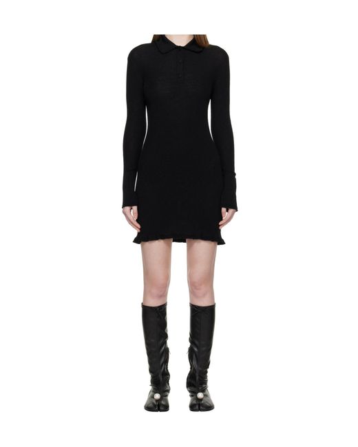 CECILIE BAHNSEN Black Long Sleeve Dress