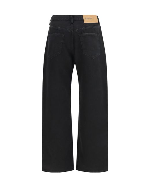 Haikure Black Logo Patch Pants