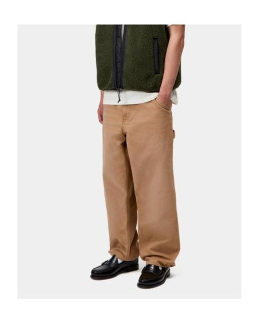 Carhartt Natural Patch Detail Trousers for men