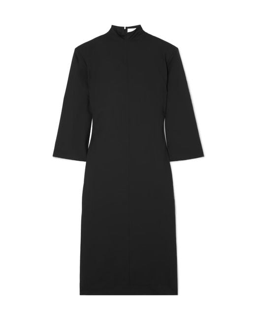 Calvin Klein Black Addison Midi Dress