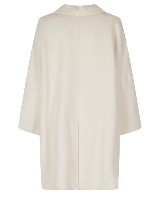 Semicouture White Logo Coat