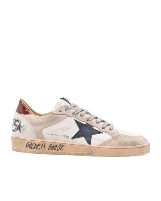 Golden Goose Deluxe Brand Multicolor Ballstar Lace-Up Sneakers for men