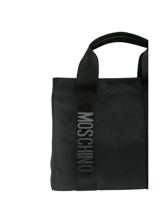 Moschino Black Top Handle Shoulder Bag