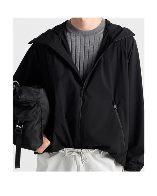 Prada Black Re-Nylon Jacket for men