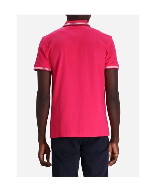 Boss Pink Paul Cotton Polo Shirt for men