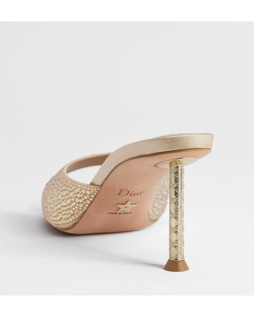 Dior Natural Or Icon Heeled Slide