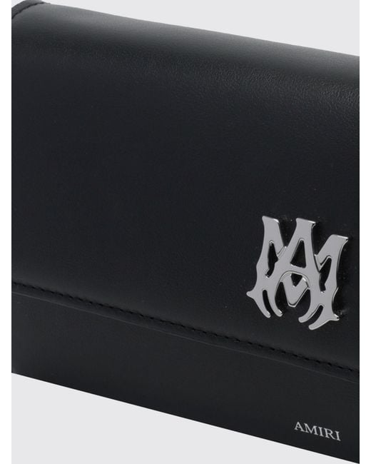 Amiri Black Flap Shoulder Bag
