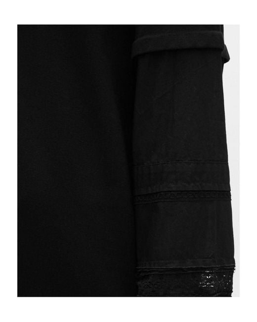Ann Demeulemeester Black Lucina Panelled T-Shirt Mini Dress