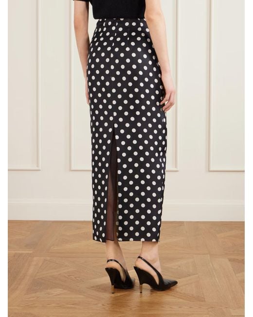 Khaite Black Winton Skirt