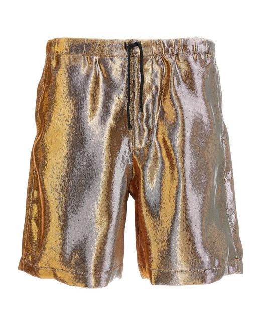Dries Van Noten Brown 'Piperi' Bermuda Shorts for men