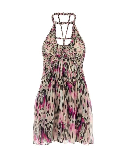 Isabel Marant White Halter Neck Dress