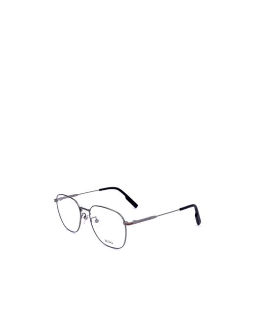 Zegna Natural Geometric Frame Plain Mirror for men