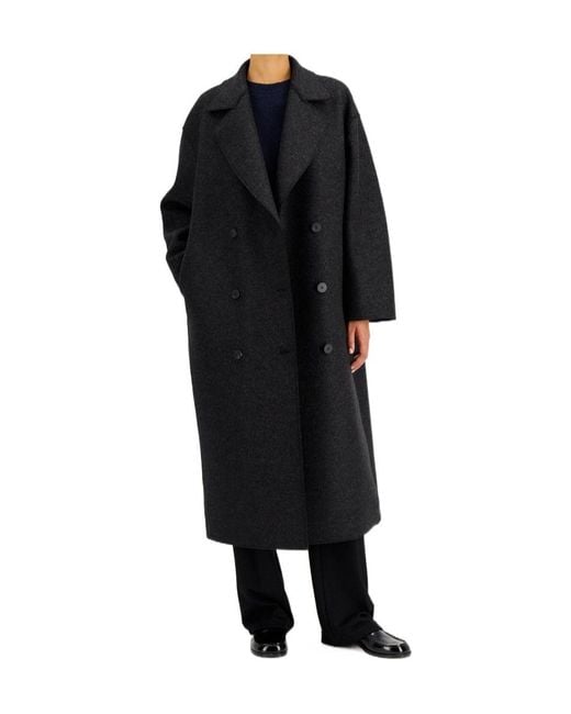 Harris Wharf London Black Long Oversized Coat