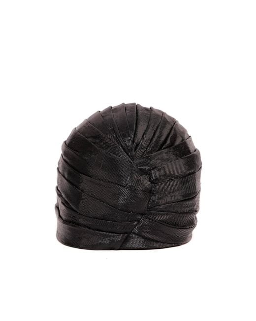 Saint Laurent Black Round Hat