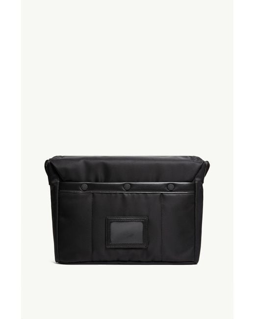 Moncler Black Kenton Drill Messenger Bag for men