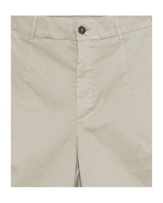 Eleventy Gray Buttoned Bermuda Shorts for men