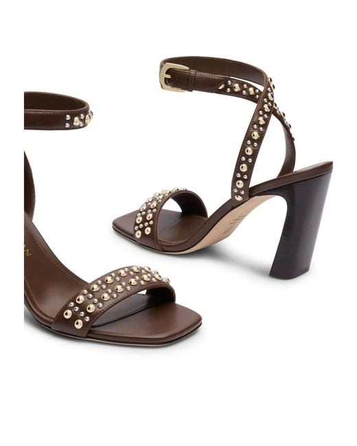 Stuart Weitzman Metallic Perry Sandal 85