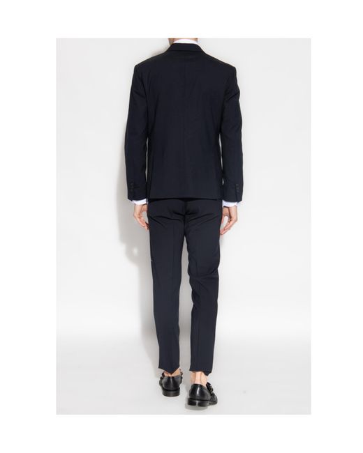 DSquared² Blue Single-Breasted Two-Piece Tailored Suit for men