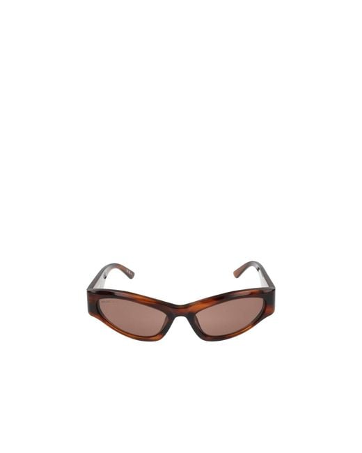 Balenciaga White Eyewear Cat-Eye Frame Sunglasses