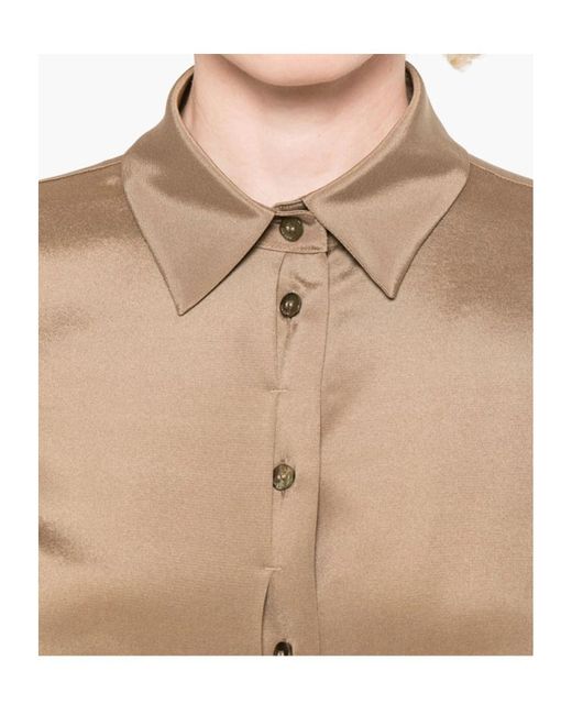 Max Mara Natural Lapel Long Sleeve Shirt
