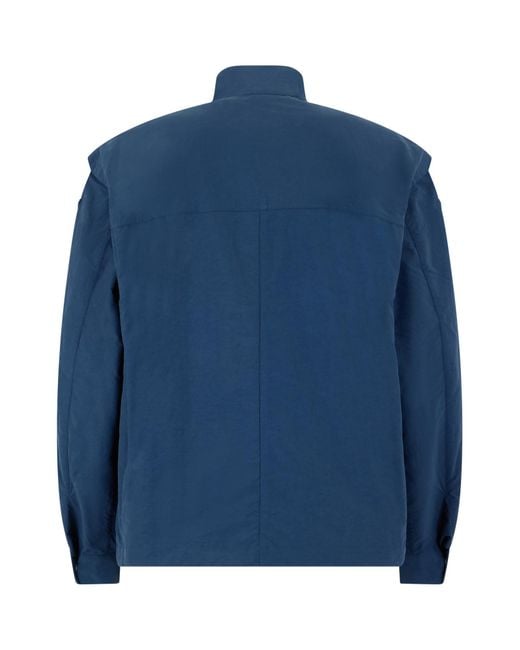 K-Way Blue Orian Pocket Zip Jacket for men