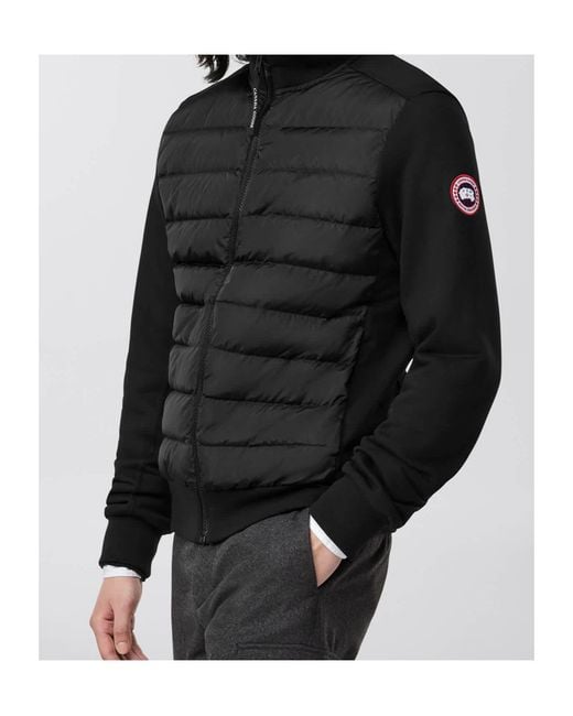 Canada Goose Black Hybridge Huron Full-Zip Jacket for men