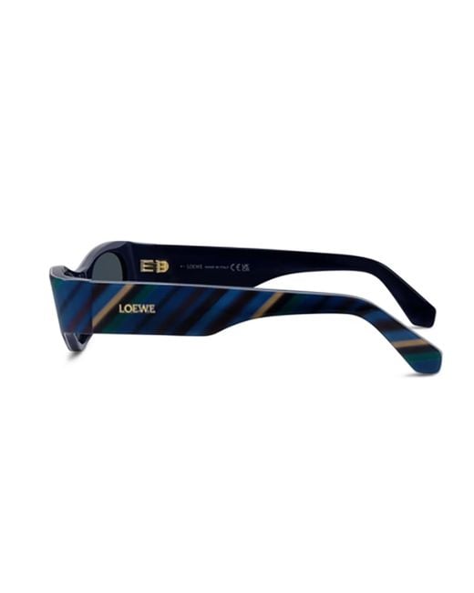 Loewe Blue Flash Slim Cateye Sunglasses for men