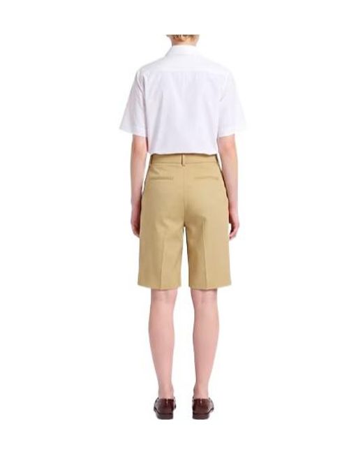 Sportmax Natural Minimal Solid Shorts