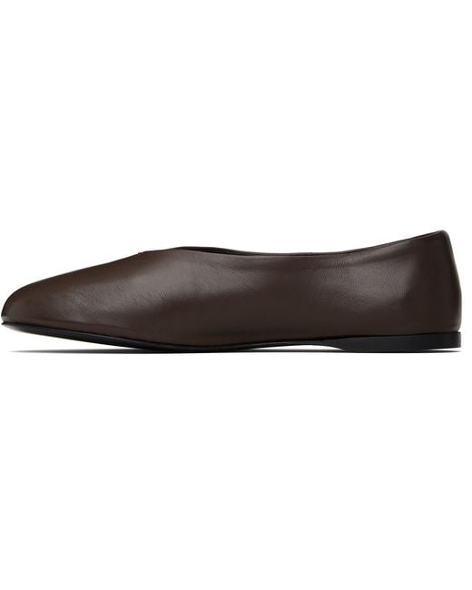 Proenza Schouler Brown Tee Ballet Flats