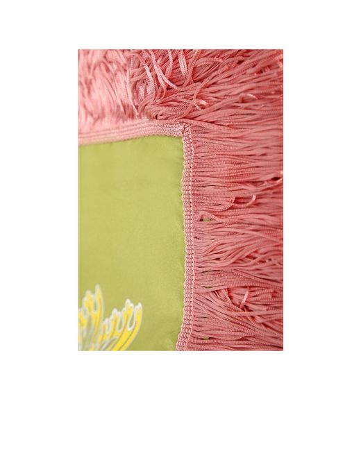 LaDoubleJ Pink Tasseled Scarf