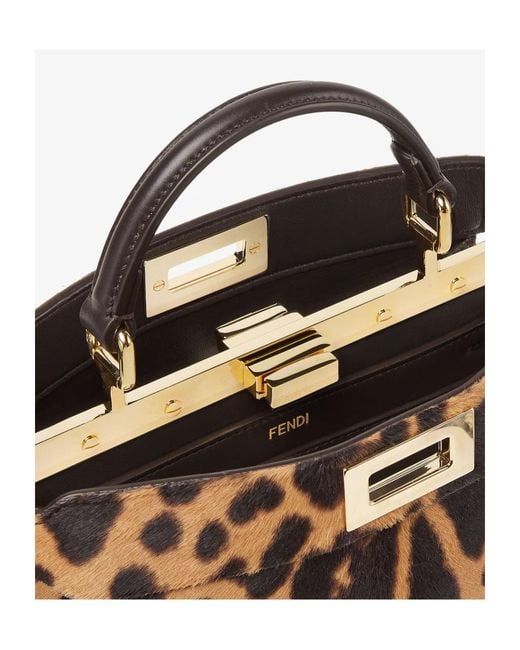 Fendi Brown Peekaboo Mini