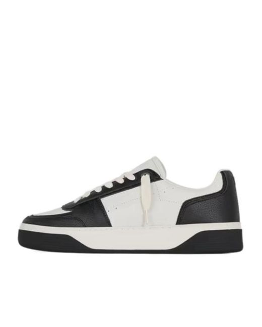 Represent White Initial Lace-Up Sneakers for men