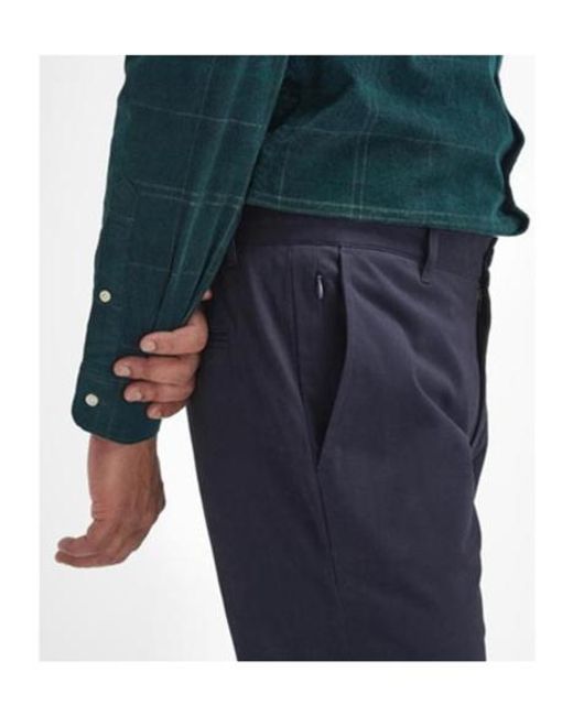 Barbour Blue Slim Trousers for men