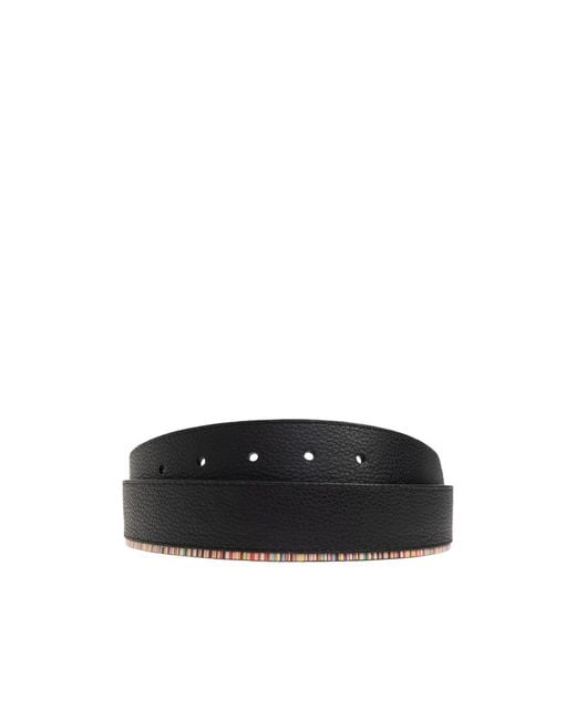 Paul Smith White Pin-Buckle Leather Belt for men