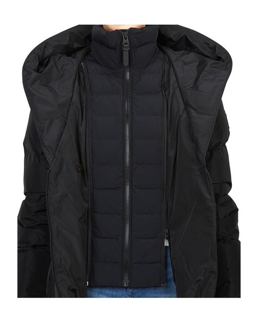 Mackage Black Long-Sleeved Down Jacket