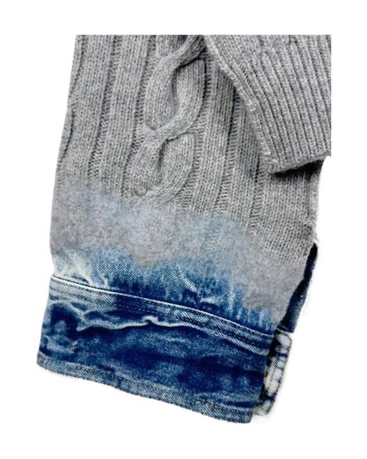 Haikure Gray Crew-Neck Sweater