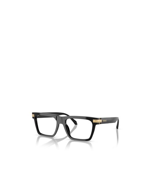Versace White Geometrically Framed Flat Mirror for men