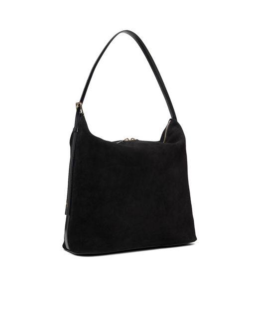 A.P.C. Black Adjustable-Strap Zip Shoulder Bag