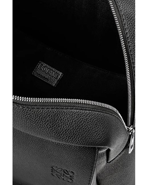 Loewe Black Military Backpack for men